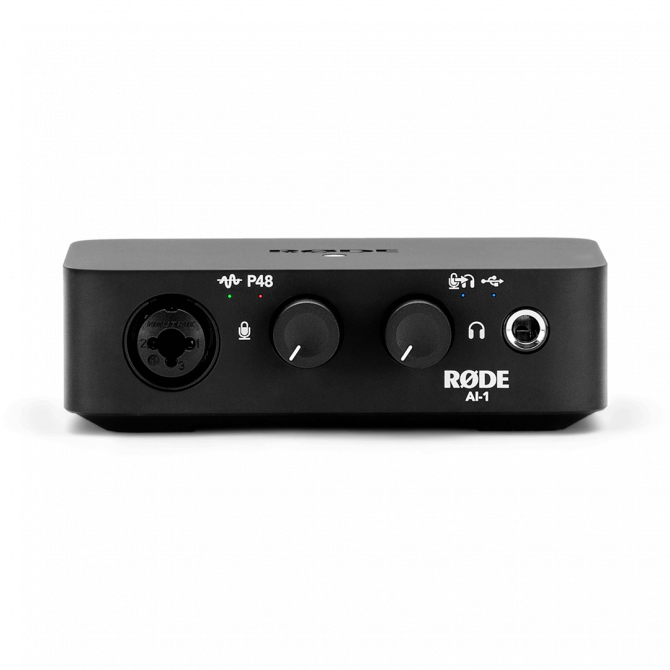 RODE AI-1 одноканальный USB аудиоинтерфейс с комбо XLR/инструмент. входом.